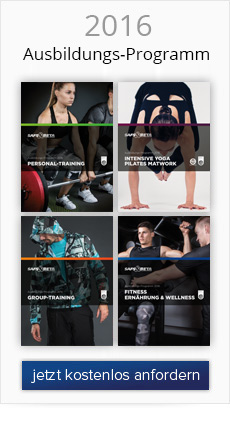 Katalog 2016 fÃ¼r Ausbildung und Fortbildung Fitness, Wellness, Yoga, Personal Trainer, etc. bestellen